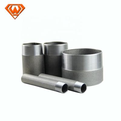 China High Precision DIN Narrow Thread Piple Carbon Steel Long 3/4 Nipple Steel Nipple Screw for sale