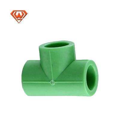 China PPR (pp resin bathtub parts fittings equal female ppr plastic tee pipe fittings for sale