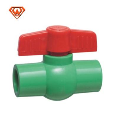 China China General Price Plastic PVC PPR Double Union Control Ball Valve for sale