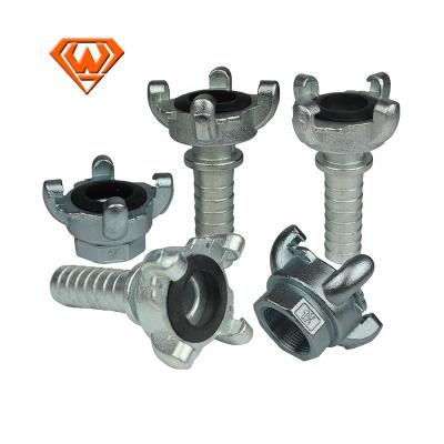 China Universal Quick Coupling Air Gas Carbon Steel Chicago Air Hose Claw Fitting Male Coupling for sale