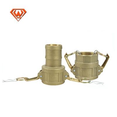 China Factory Direct Sales Brass Camlock Coupling Quick Connecting Coupling For Pipes 1/2