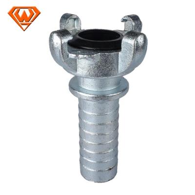 China Self-Locking Water Fire Air Hose Quick Coupling French Hose End With Clamp Equal for sale