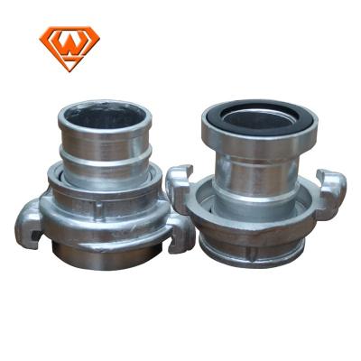 China Aluminum Claw 1inch Storz Pipe Tail Quick Coupling Coupling for sale