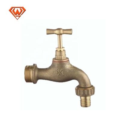 China Ferreteria Sanitary Zero Adjusting Brass Bibcock Faucets for sale