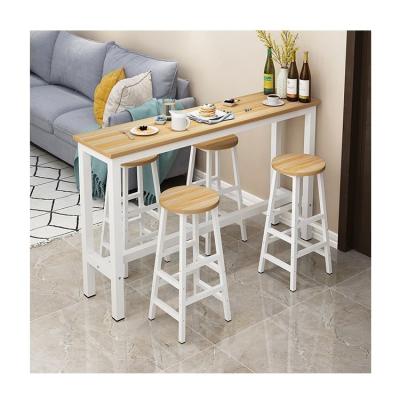 China eco-friendly furniture industrial modern wooden bar stool table top for sale for sale