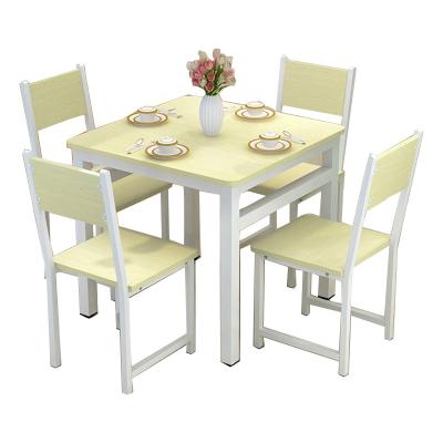 China Wholesale Regular Hot Selling Cheap Wooden Small Square Dining Tables Kitchen Home Furniture Sets For Dining Room for sale