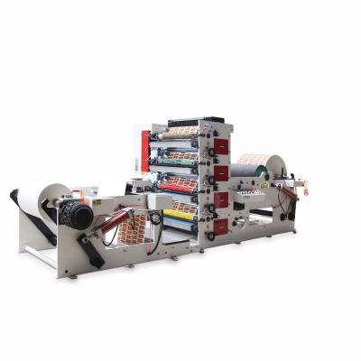 China Paper Cup Printing Machine Flexo 6 Color Automatic Multicolor 5500*1800*2600mm Dimensions for sale