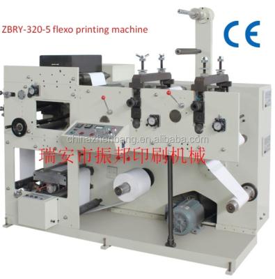 China Letterpress Flexo Printing Machine Single Color Semi-Automatic With One UV for sale