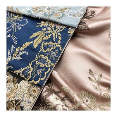 China Anti-Static NO MOQ Luxury Brocade Jacquard Fabrics For Curtain Fabric Upholstery Home Decor From China for sale