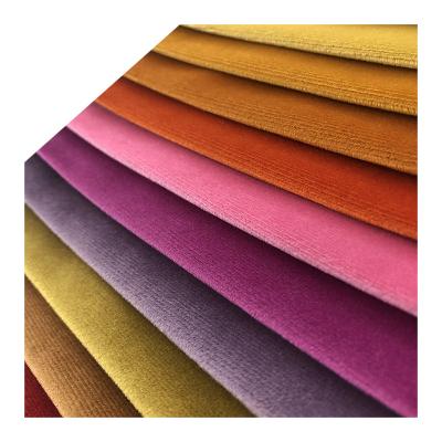 China Good Quality Anti-Static Heavy Duty Upholstery Velvet Fabric With Ready Goods For Sofa Couch Cushion From China Factory for sale