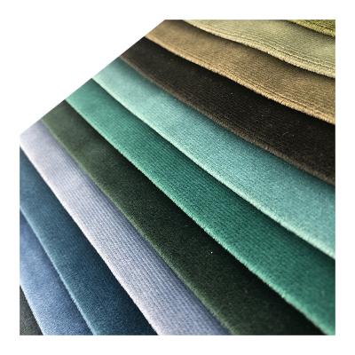 China Anti-Static Ready To Ship Scholl Velor Velvet Silk Fabric For Cushion Covers Upholstery From China for sale