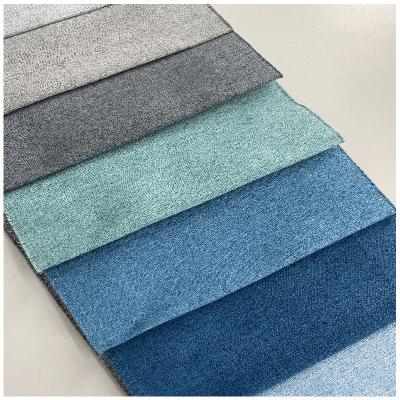 China Waterproof In Stock Blackout Fabric Materials Curtain Fabric 100% Single Solf Velvet Fabric for sale