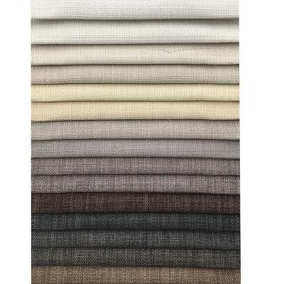 China Hot Sale Shrink-Resistant MOQ 1 Meter Look Upholstery Canvas Woven Fabric For Furniture Home Decor for sale