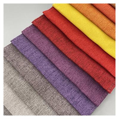 China 100%polyester anti pill fabric plain dyed fabric online lilen fabric for sofa curtain upholstery for sale