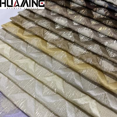 China Hot Selling Anti-static Multicolor Lurex Upholstery Metallic Christmas Stock Up Yarn Dyed Woven Fabric From China Zhejiang for sale