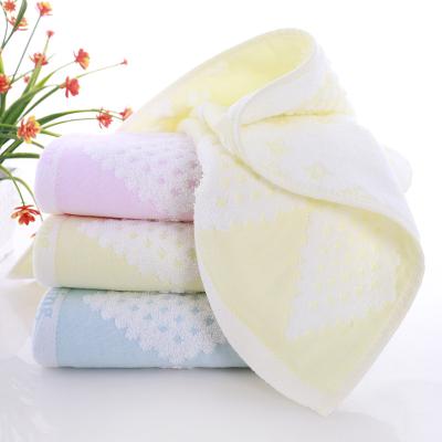 China Sustainable Summer Thin Women's Bath And Quick-drying Non-shedding Hair Towel Household Towel for sale