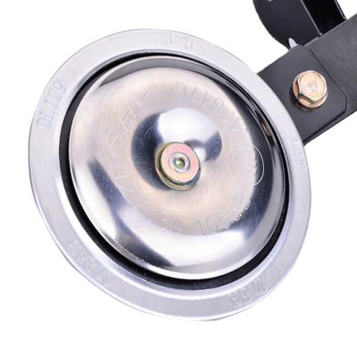 China Iron New Style Motorcycles Spare Parts 80MM Zinc Coated 12V Impact Horn for sale