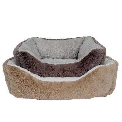 China Dog Bed Designer Warm Soft Luxury Eco-Friendly Sustainable Pet Cat Square Dog Sofa Bed for sale