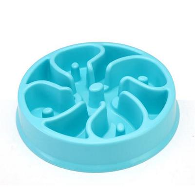 China Hot Selling Pet Food Feeder Bowl Sustainable Plastic Dog Pet Bowl Slow Feeder Dog Bowl for sale