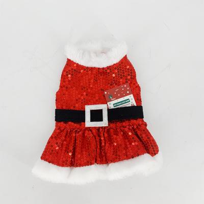 China Sustainable Wholesale High Quality Fashion Christmas Dog Clothes Dog Winter Clothes for sale