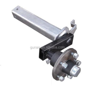 China Semi Trailer Parts Rubber Torsion Axle Without Brake For Trailer for sale