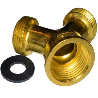 China High Precision Water Industry CNC Machined Brass Part Water Filter Nut And Pipe Fittings for sale