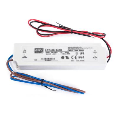 China LPC-60 60w Meanwell Constant Current Display Screen Led Driver LPC-60-1050 / LPC-60-1400 / LPC-60-1750 for sale