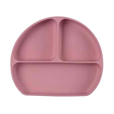 China BPA Free Wholesale High Quality Waterproof Silicone Baby Dish Bowl For Kids Bag Gel Pink Blue for sale