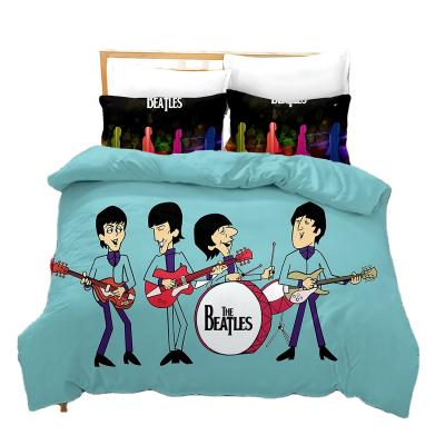 China Nondisposable Supplier Custom Beatle Bedding Set 1 Twin Duvet Cover Beautiful Design Bedding Sheet for sale