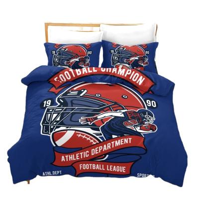 China FOOTBALL 1 BASEBALL Bedding Set Designers Bedding Set Bedding Set Nondisposable Queen Sheets Customization Quality Bedding Set for sale