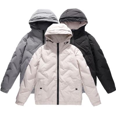 China Breathable Drop Shipping Fashion Outdoor Windproof Heating Men's Casual Light Duck Down Jacket High Quality Winter Down Coat for sale