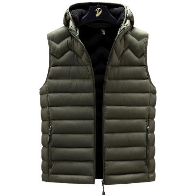 China High Quality Anti-wrinkle Men Waist Coat Padded Warm Keep Outdoor Winter Multi Function Vest Jacket Windproof Soft Fabric for sale