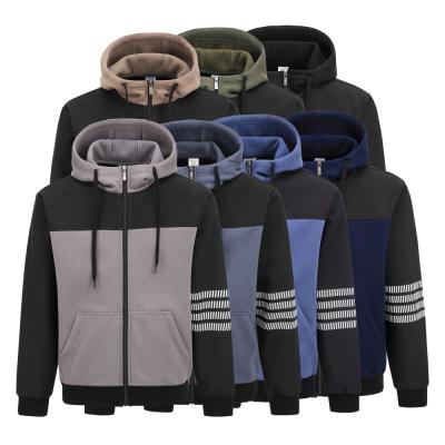 China Wholesale Clothing High Quality 350 Gsm Heavy Thick Anti-Wrinkle Cardigan Shear Mens Full Face Casual Blank Zipper Up Hoodie Custom for sale