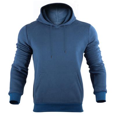 China Anti-Wrinkle For Custom Copy Logo Plain Hoodies Fleece Inside Pocket Single Pullover Men Hooded Hoodies for sale