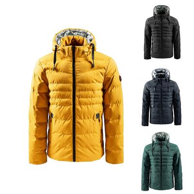 China Breathable 2021 New Arrivals Fashion Quilted Hooded Men Casual Outdoor Windproof Breath Super Winter Jacket for sale