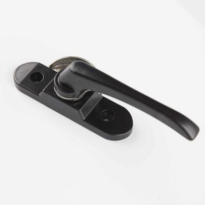 China Modern Stable Quality UPVC Hardware Accessories Touch Latch Crescent Lock For Sliding Window for sale