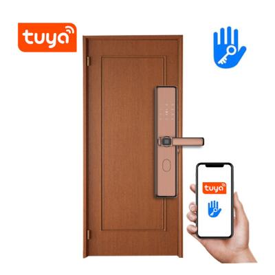 China Mobile Phone APP+ +Fingerprint+Password+RFID Swipe Card+WiFi Tuya Smart Lock Key LAIU Door Lock Keyless Door Lock APP Bestseller Smart Password Control APP digital print for sale