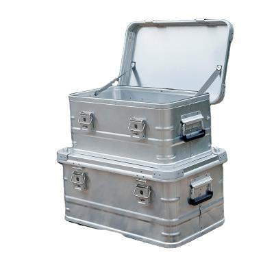 China Aluminum alloy aluminum alloy storage box metal storage container for camping outdoor storage bin for sale