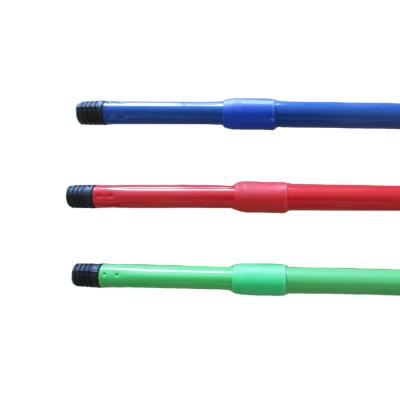 China Home Telescopic Broom Stick Extend Iron Paint Handle For 22/19mm Broom for sale