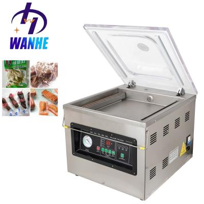 China WANHE Food Factory Direct Sales DZ400 Single Chamber Meat Vacuum Sealer Packing Machine Commercial Automatic Vacuum Packing Machines for sale