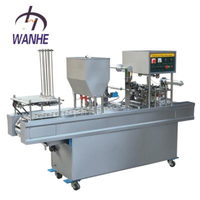 China Automatic Mineral Water Beverage / Juice / Milk Cup Filling And Sealing Machines for sale