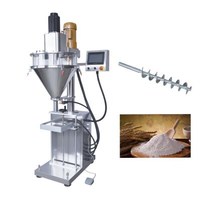 China WANHE Sensoning Coffee Flour Chilli Milk Powder Filler Detergent Semi Automatic Spice Powder Filling Machine with Weighing for sale