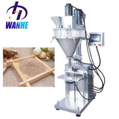 China WANHE CLOTHING WANHE Coffee Chili Protein Milk Powder Spice Powder Filler Auger Powder Filling Machine Powder Sachet Bag Small for sale