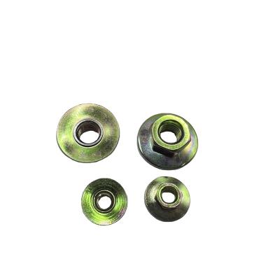 China Yellow Galvanized Heavy Industry Q322 M5 M8 Joints Hex Nut Combination Drive Nuts For Heavy Industry Mining for sale