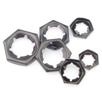 China Heavy industry carbon steel counter nut Galvanized hex self-locking self-locking self-locking pal nutsDIN 7967 nut tight nut lock for sale