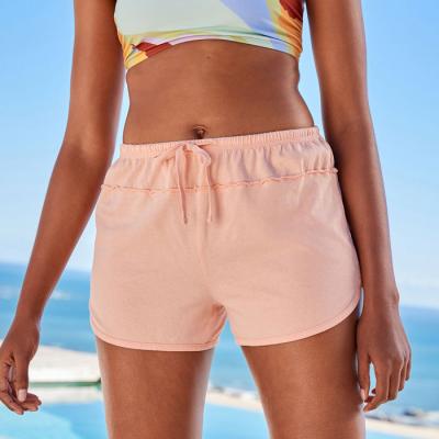 China High Quality Breathable Polyester Custom Beach Shorts Women Pink Track Running Cotton Women Empty Shorts for sale