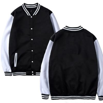 China Custom White Varsity Mens Waterproof Wholesale Sportswear Jackets Baseball Jacket Men for sale