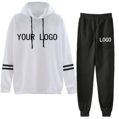 China Breathable Oversized Fashion Vendor Long Sleeve Clothing Men Hoodie Set Logo Custom Sweatsuit for sale