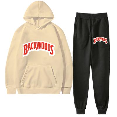 China The Anti-wrinkle Autumn Warm Hooded Backwoods Hoodie high quality and sweatpants place for unisex for sale