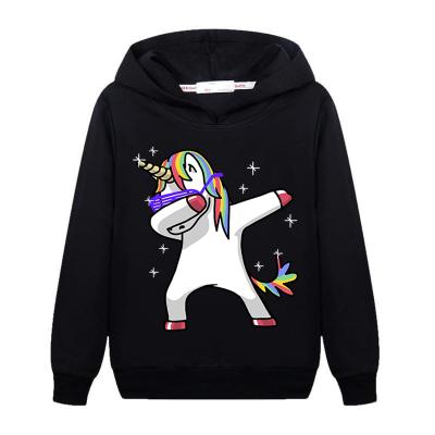 China Hot Sale Baby Hoodie Print Breathable Kawaii Cute Unicorn Hoodie For Girls Pattern for sale